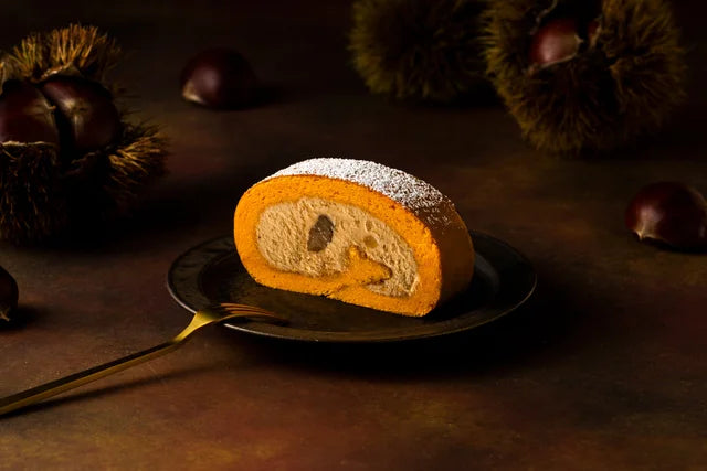 期間限定 濃厚マロンロールケーキ2本